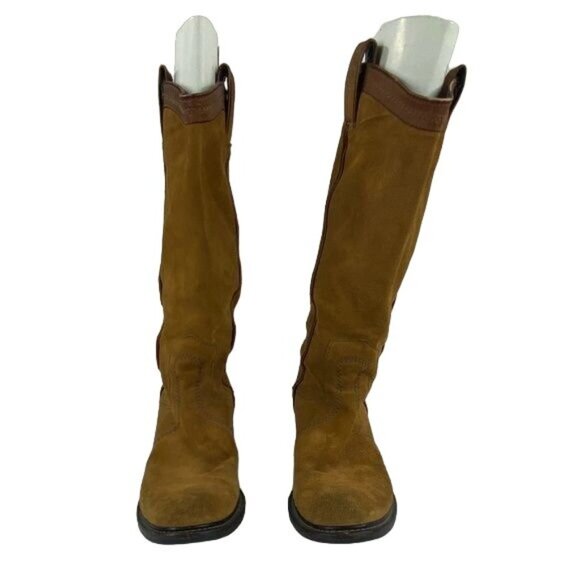 Vic Matie Brown Suede Western Cowboy Boots - Size 6 - Picture 2 of 10